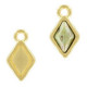 Cymbal ™ DQ metal Pendant with setting Zenia for Matubo GemDuo - Gold
